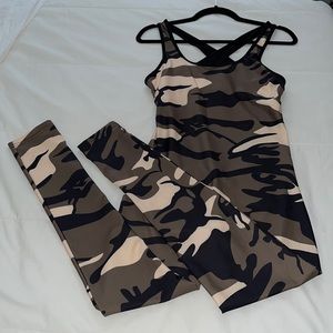 Ladies Large Camouflage Catsuit